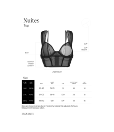 Nuites top - Noir